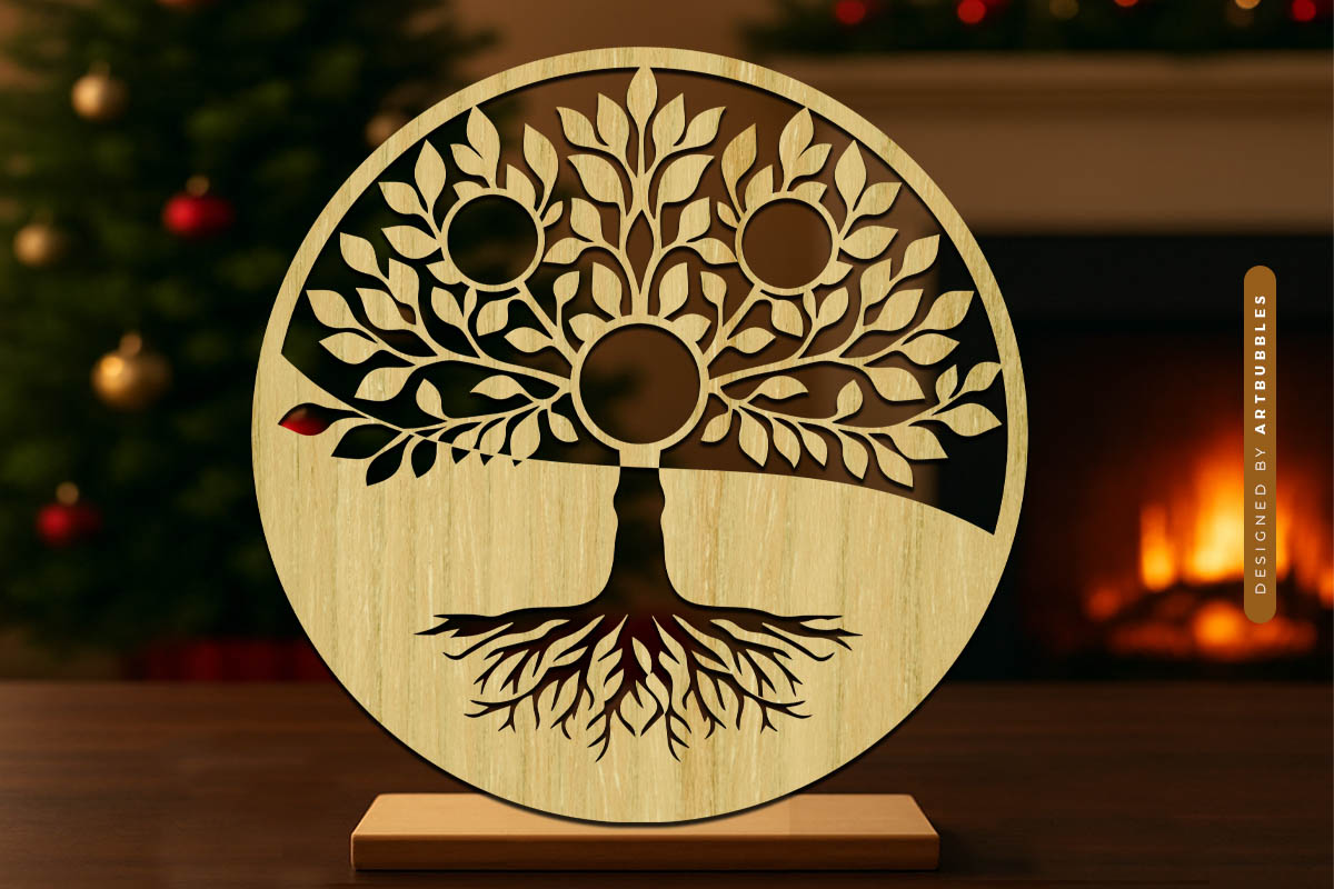Laser Cut Family Tree of Life SVG Bundle Image.jpg