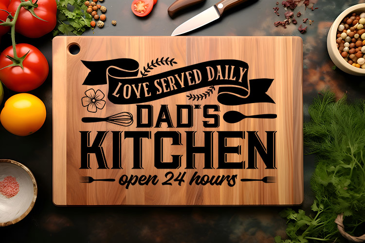 Dad's Kitchen Cutting Board SVG Image 2.jpg