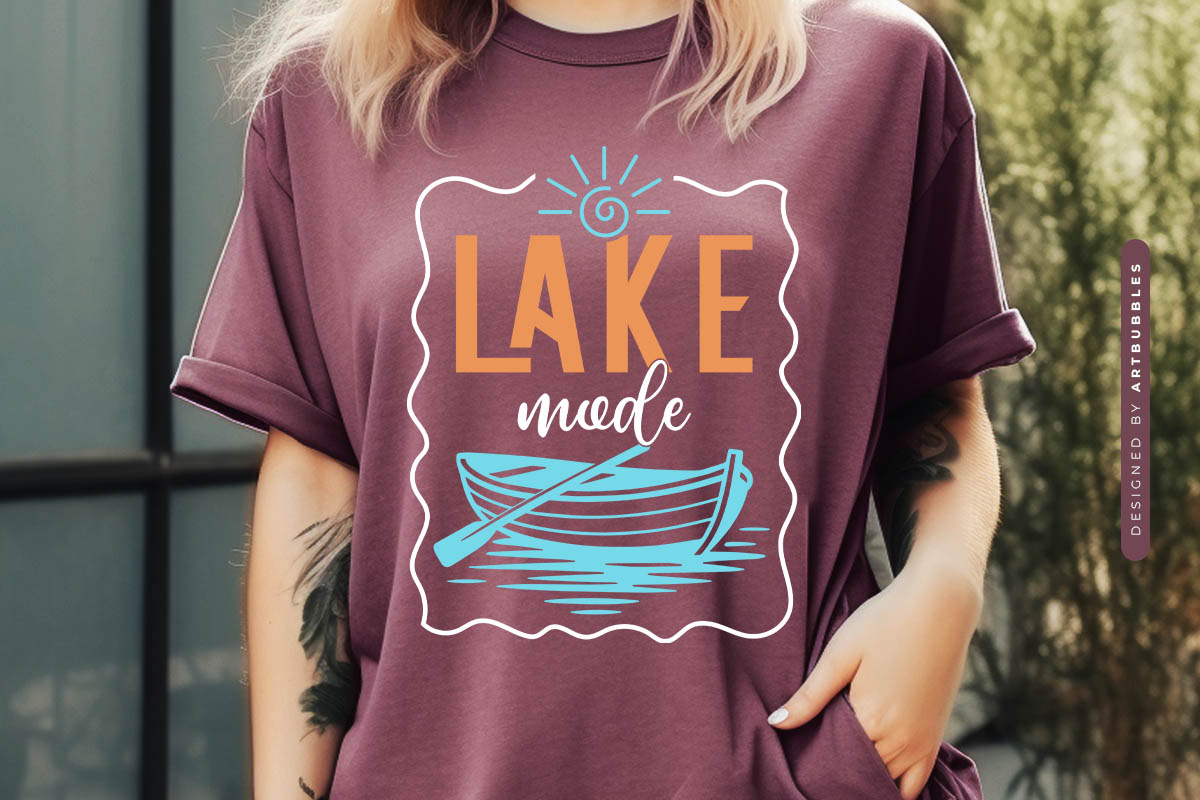 Lake Mode Cut File SVG