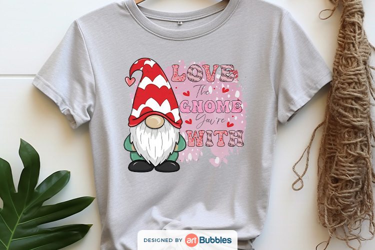Love the Gnome You're With PNG - Valentine's Day Gnomes Preview 02.jpg