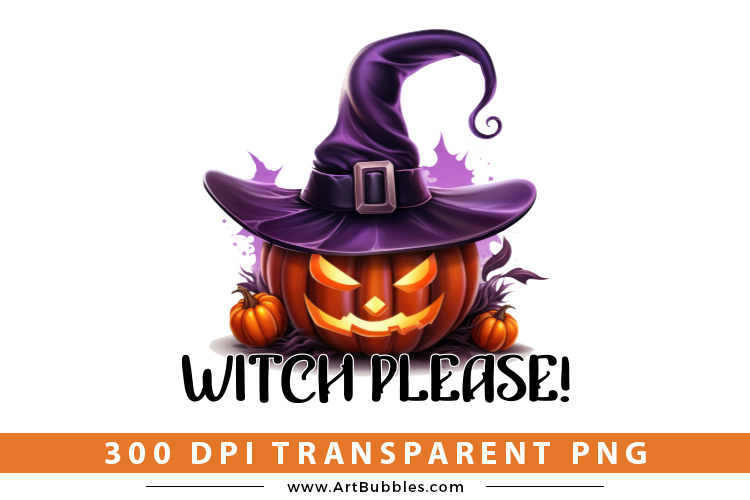 Halloween Sublimation Design | Witch Please