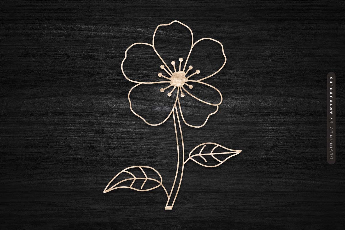 Daisy Laser Cut Flower SVG Design Image 3.jpg