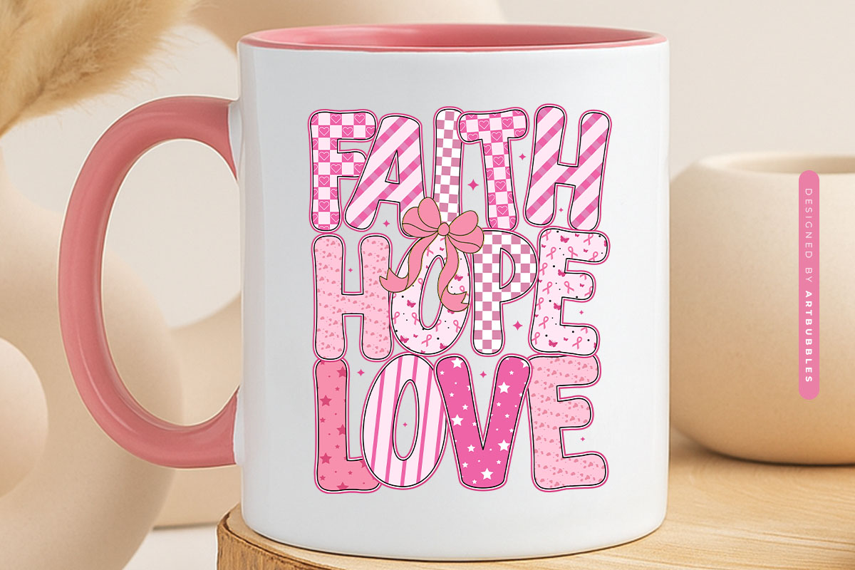 Faith Hope Love - Breast Cancer Sublimation Coquette Mug Mockup Image.jpg