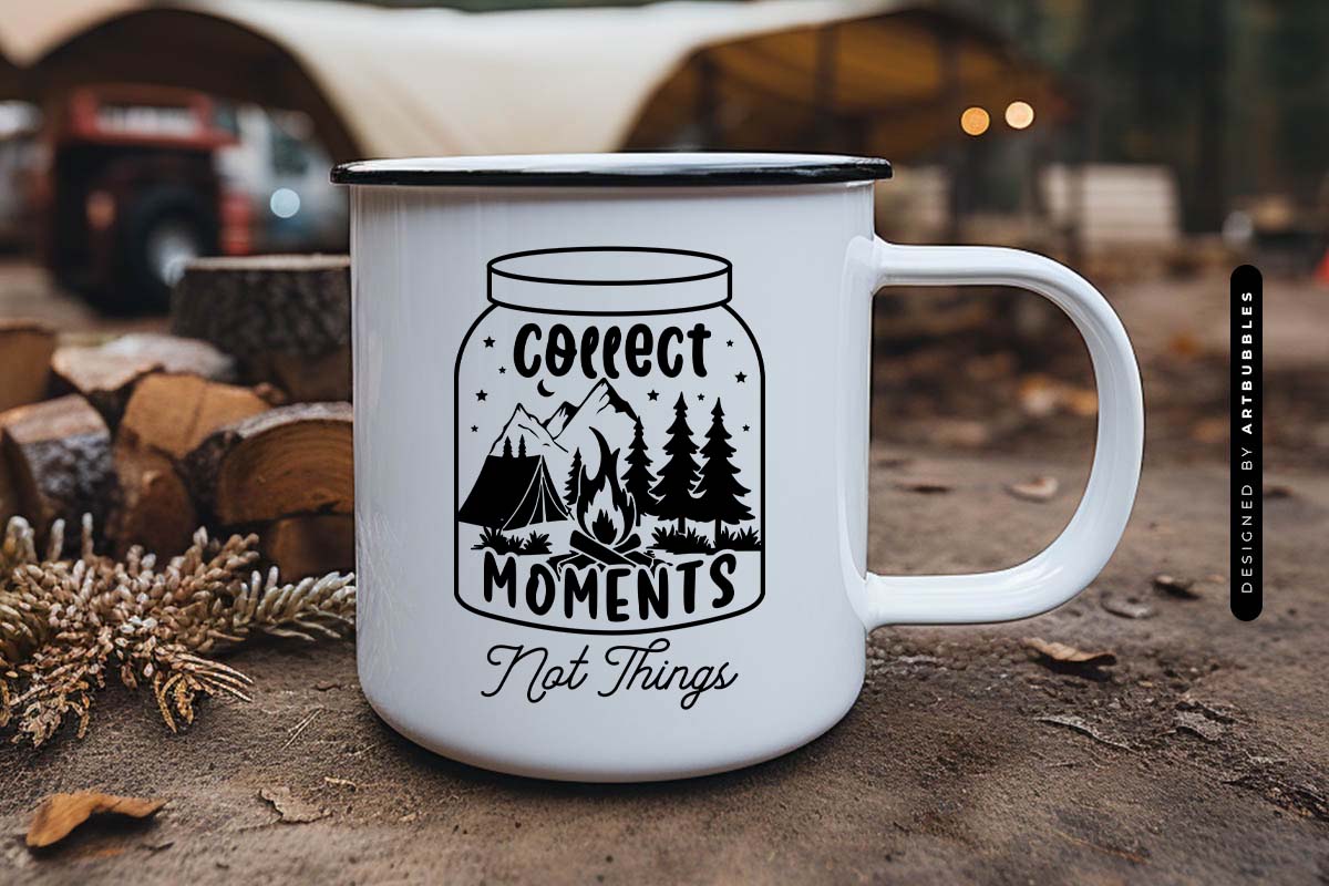 Collect Moments Not Things - Camping SVG PNG Mug Mockup Image.jpg