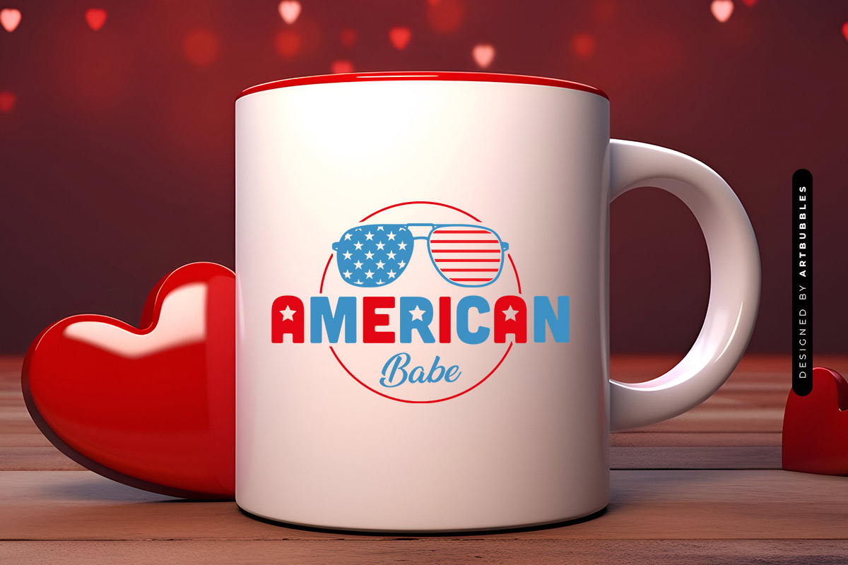 American Babe - 4th of July Girl SVG Mug Mockup Image.jpg