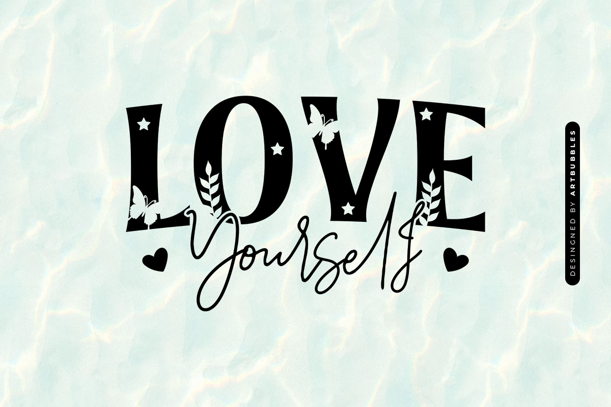 Love Yourself - Dandelion SVG Vector Image.jpg