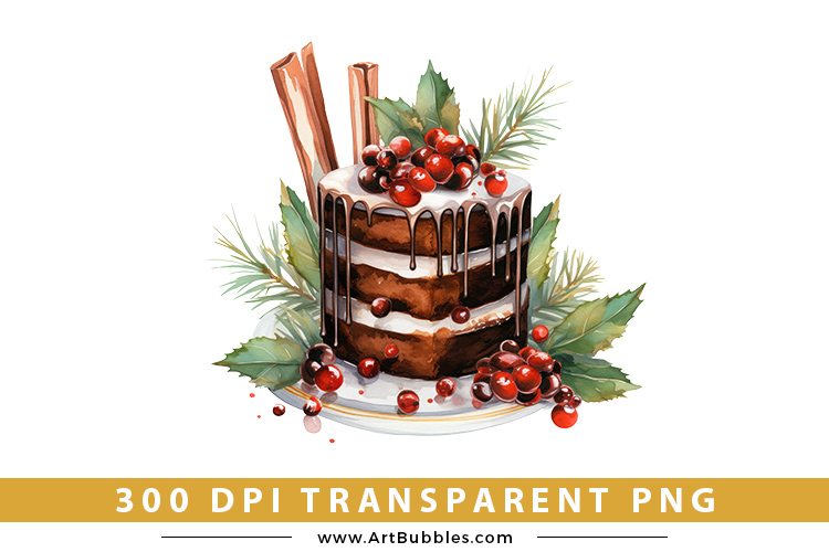 Christmas Dessert Sublimation Design