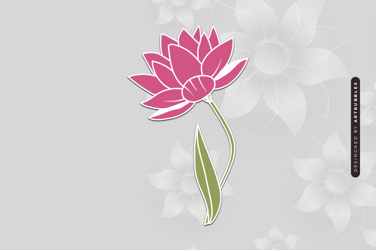 Laser Cut Lotus Flower SVG for Cricut Image 2.jpg
