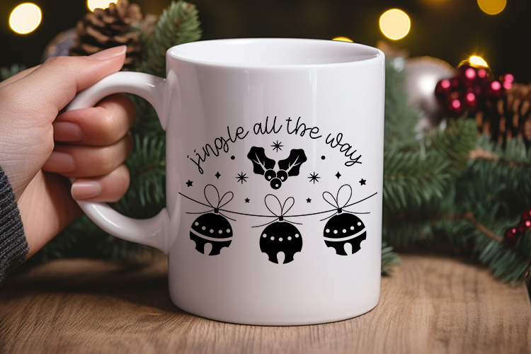 Jingle All The Way - Boho Christmas SVG Craft Mug Mockup Image.jpg