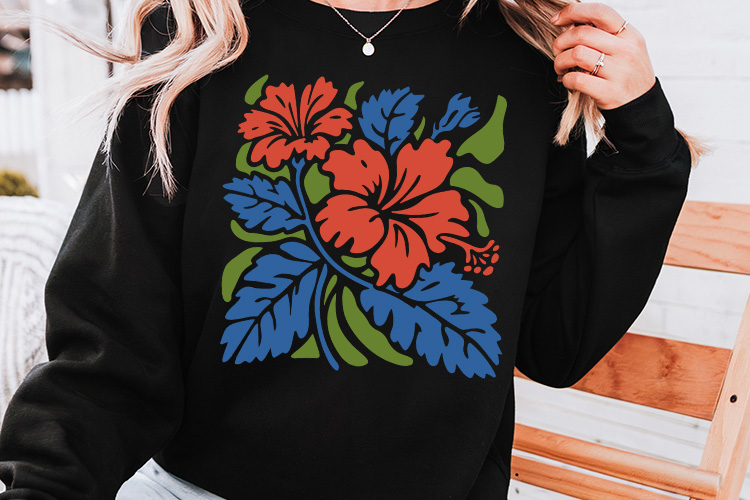 Abstract Hibiscus Flower SVG Vector Sweatshirt Mockup Image.jpg