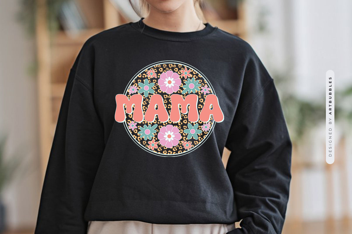 Mama - Mothers Day Sublimation Png Design Tshirt Mockup Image.jpg
