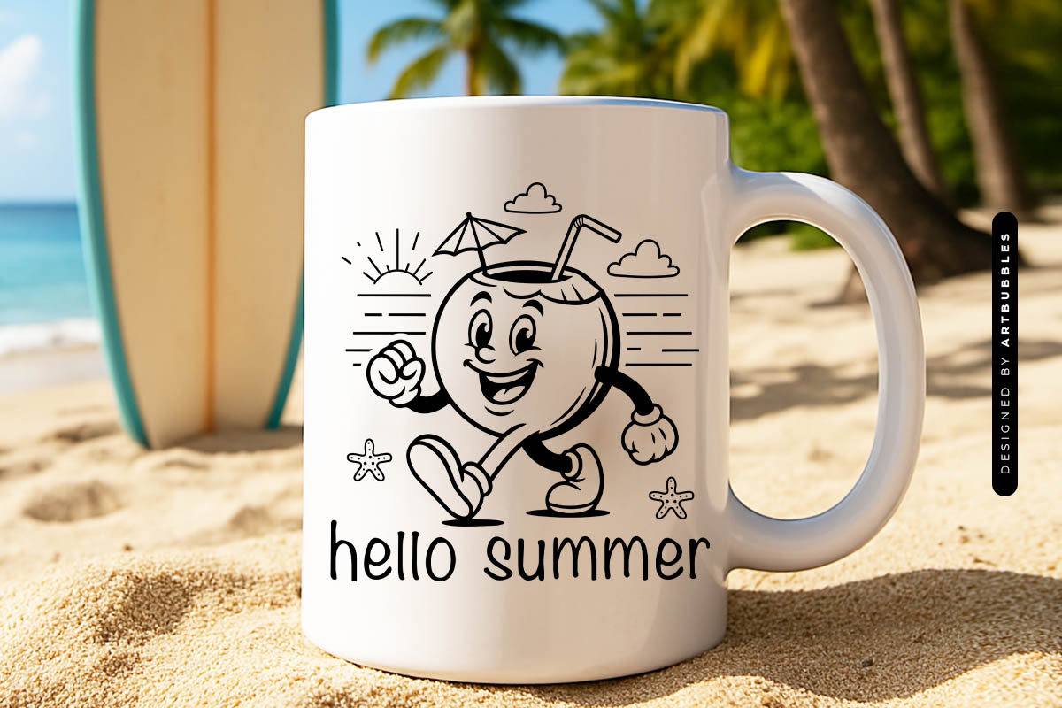 Hello Summer SVG File Mug Mockup Image.jpg