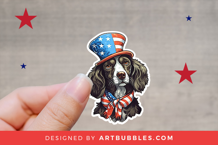 4th of July Dog Stickers 4 Preview 01.jpg