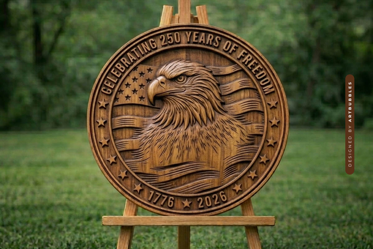 250 Years of Freedom Eagle SVG Vector Image.jpg