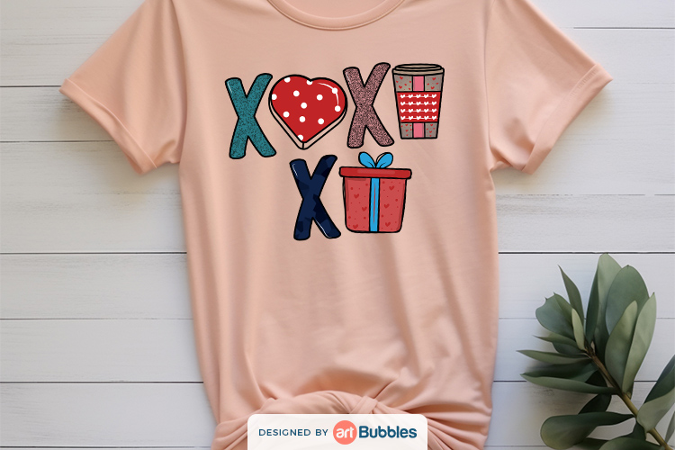 Xoxoxo PNG, Valentine Sublimation, Valentine's Day Shirt Preview 04.jpg