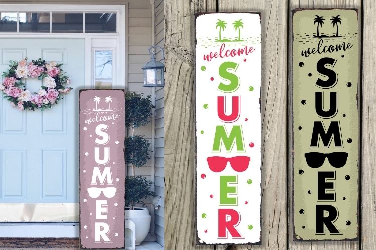 Welcome Summer Porch Sign SVG Design Image 2.jpg