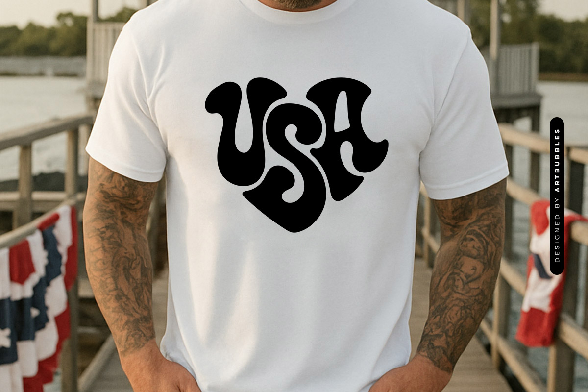 USA - Fourth of July SVG File T-shirt Mockup Image.jpg