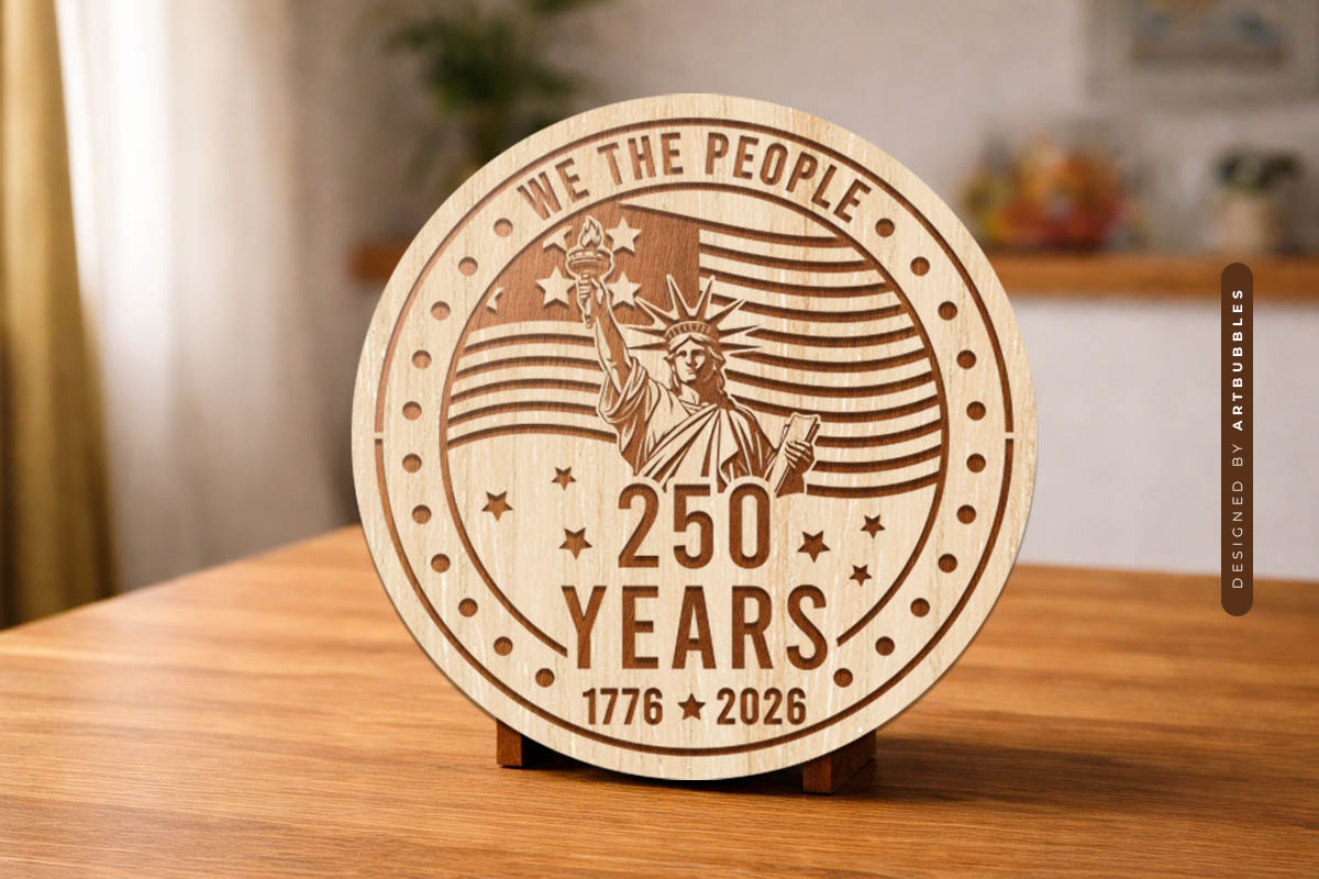 250 Years of America Statue SVG File image 2.jpg