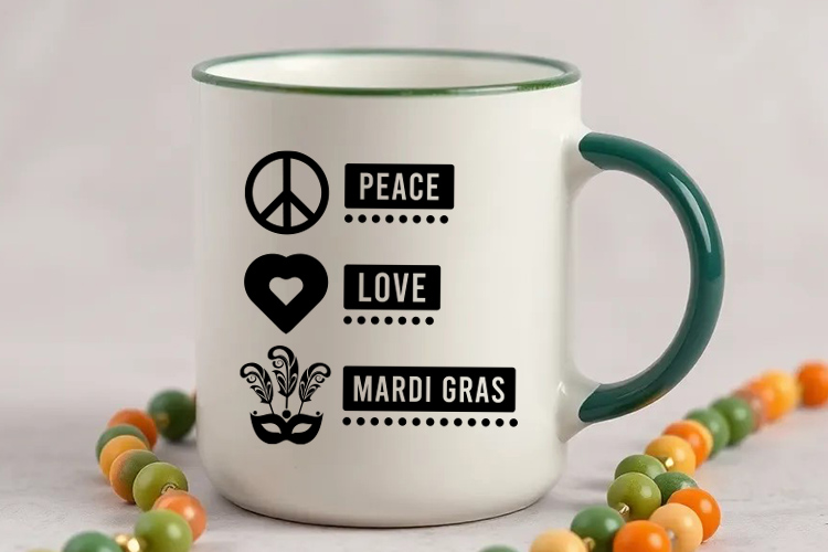 Peace Love Mardi Gras SVG Cricut Mug Mockup Image.jpg