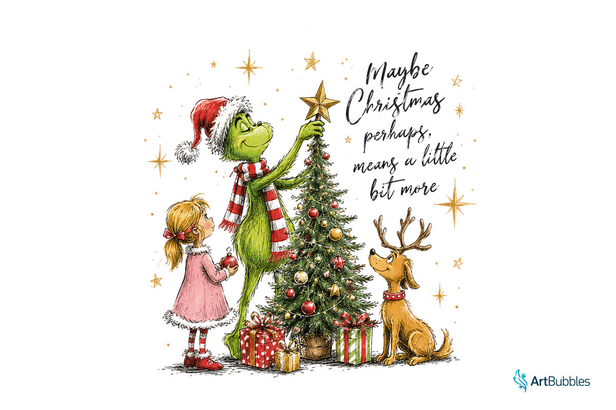 Grinch Christmas PNG Sublimation Transfer