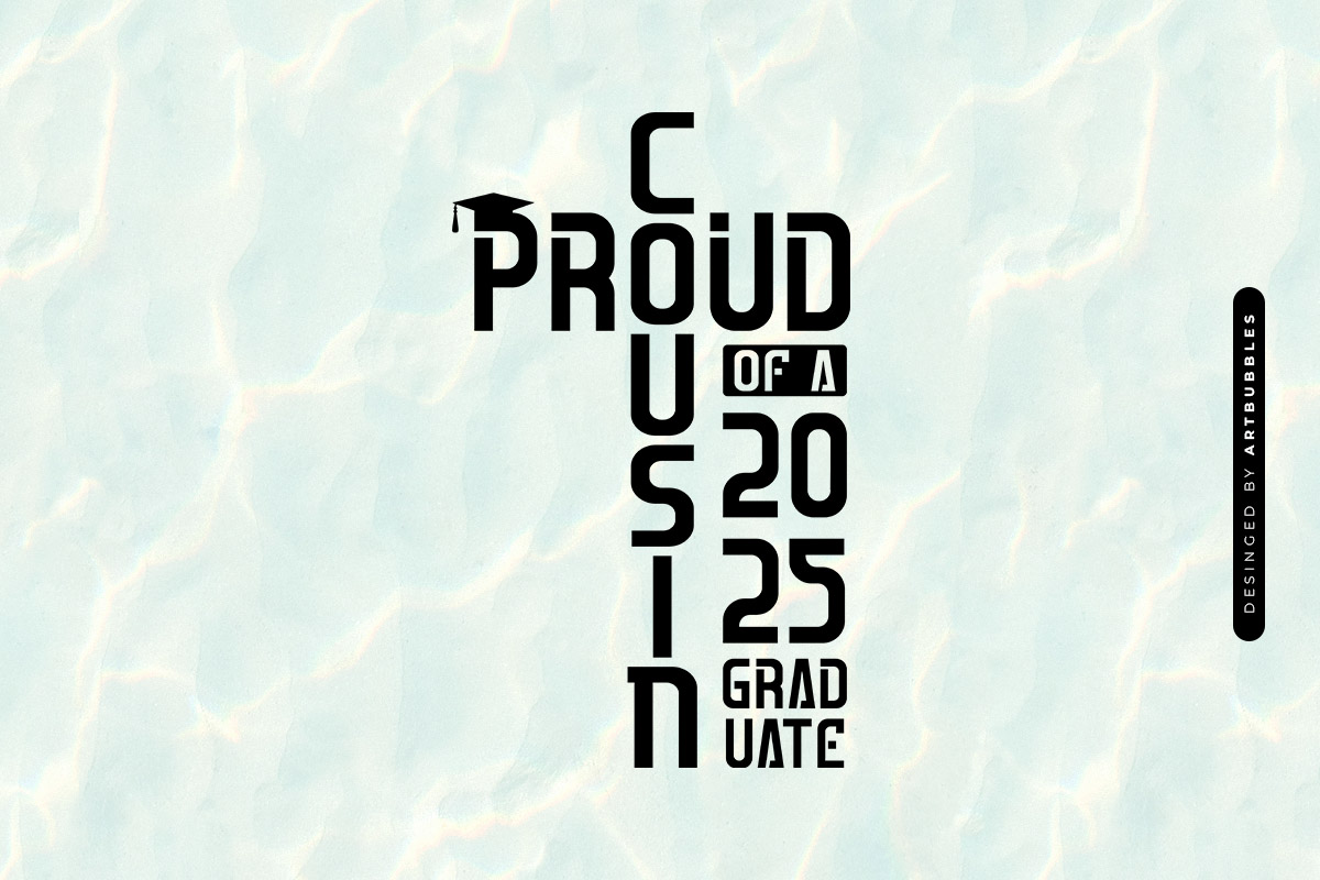 Proud Cousin of a 2025 Graduate SVG Vector Image.jpg