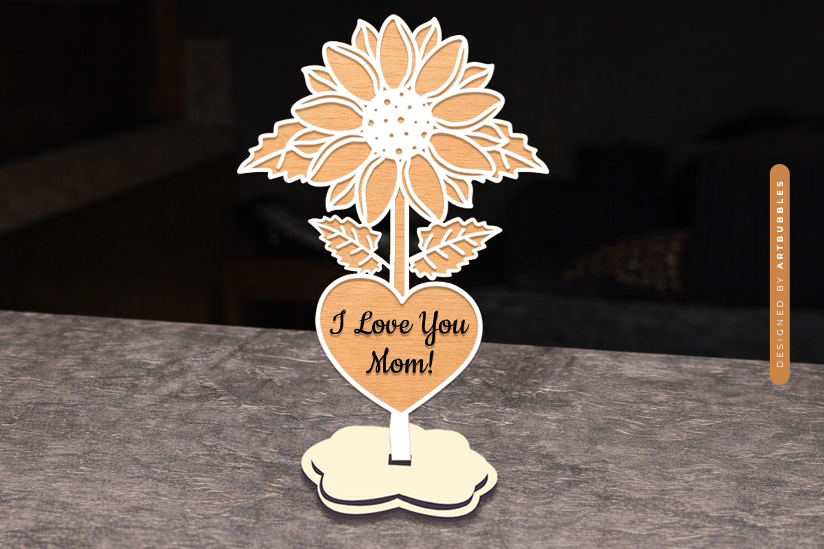 Mothers Day Laser Cut Stand Flower SVG Bundle Image 2.jpg