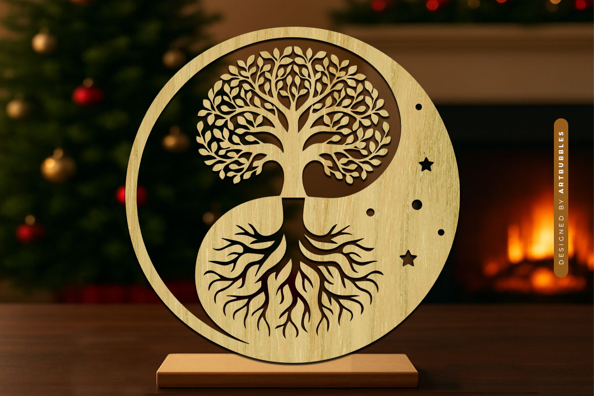 Family Tree of Life SVG Laser Cutting File
