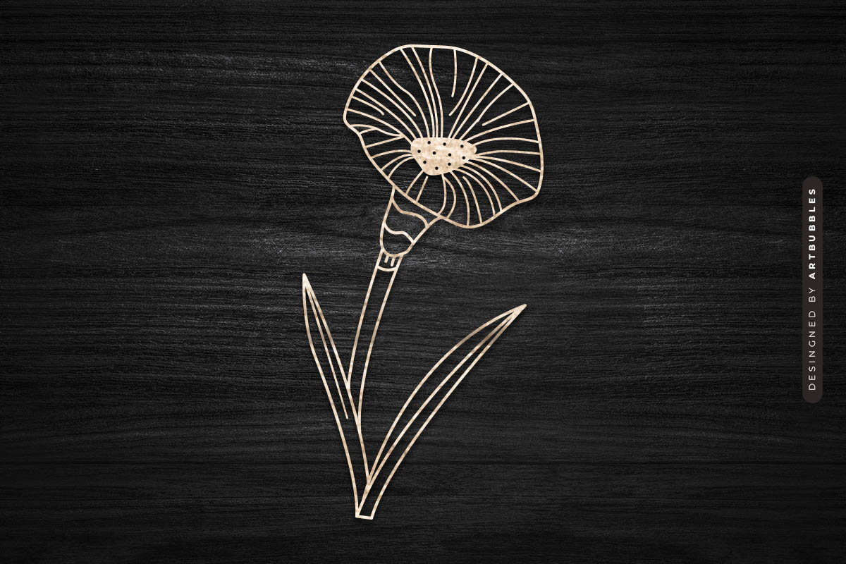 Morning Glory Laser Cut Wildflower SVG PNG Image 3.jpg