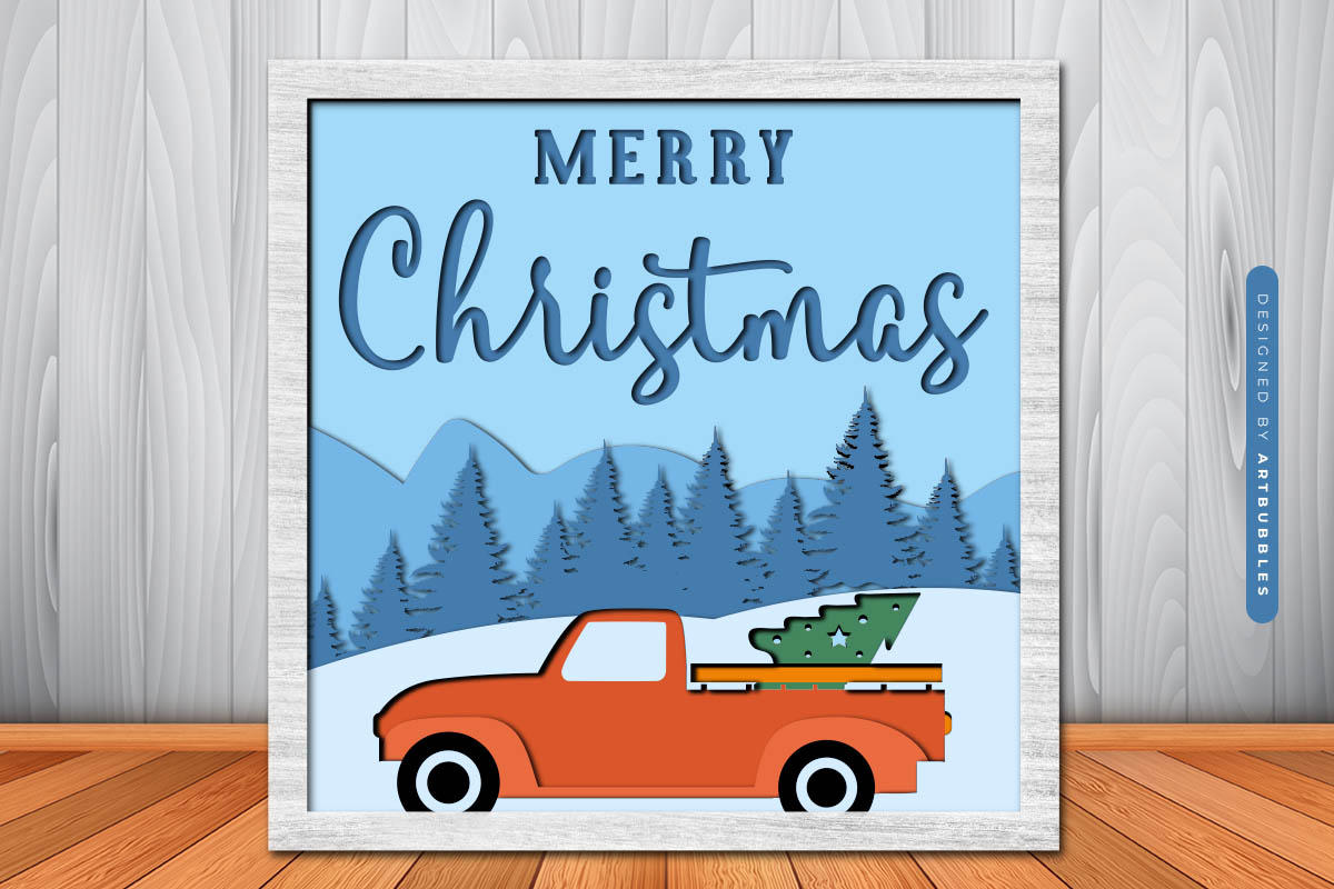Layered Merry Christmas Shadow Box SVG PNG Image 3.jpg