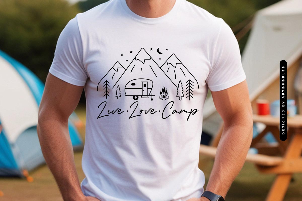 Live Love Camp - Camping SVG File Tshirt Mockup Image.jpg