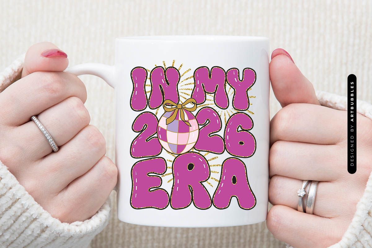 In My 2026 Era - Retro New Year Sublimation Mug Mockup Image.jpg