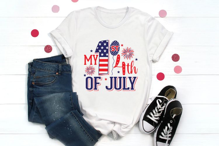 My 1st 4th of July SVG Cricut Shirt Mockup Image.jpg