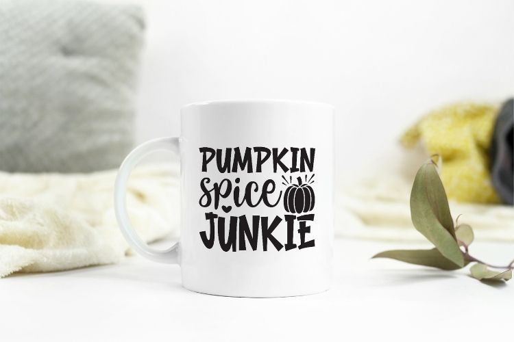 Pumpkin Spice Junkie - Fall SVG File Mug Mockup Image.jpg