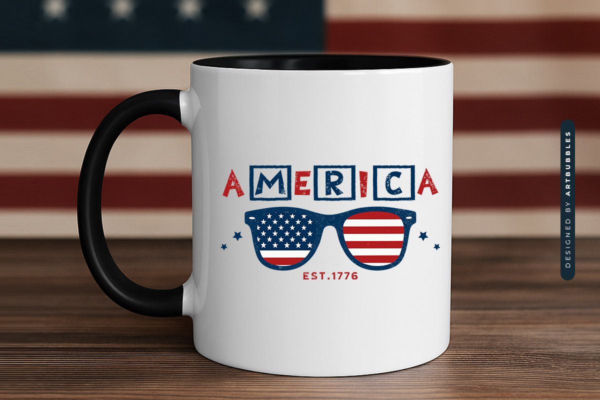 America Est 1776 - 4th of July Sublimation Transfer Mug Mockup Image.jpg