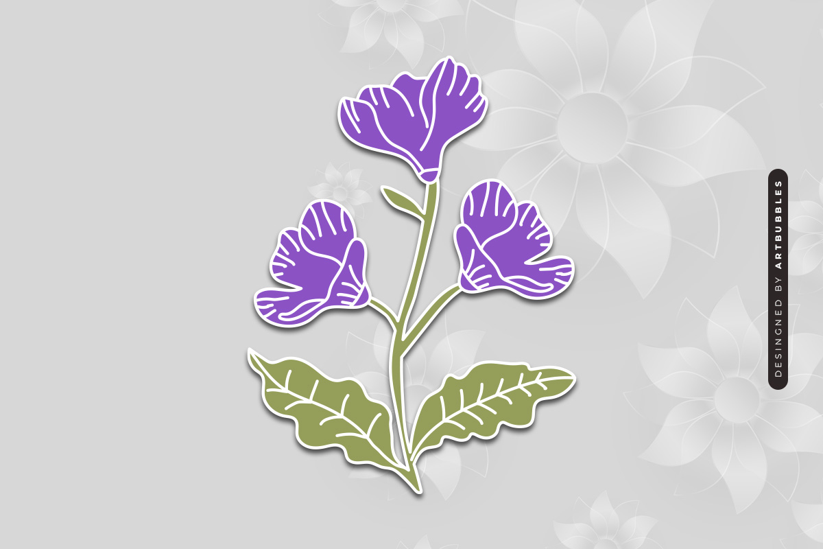 Laser Cut Morning Glory Flower SVG File Image 2.jpg