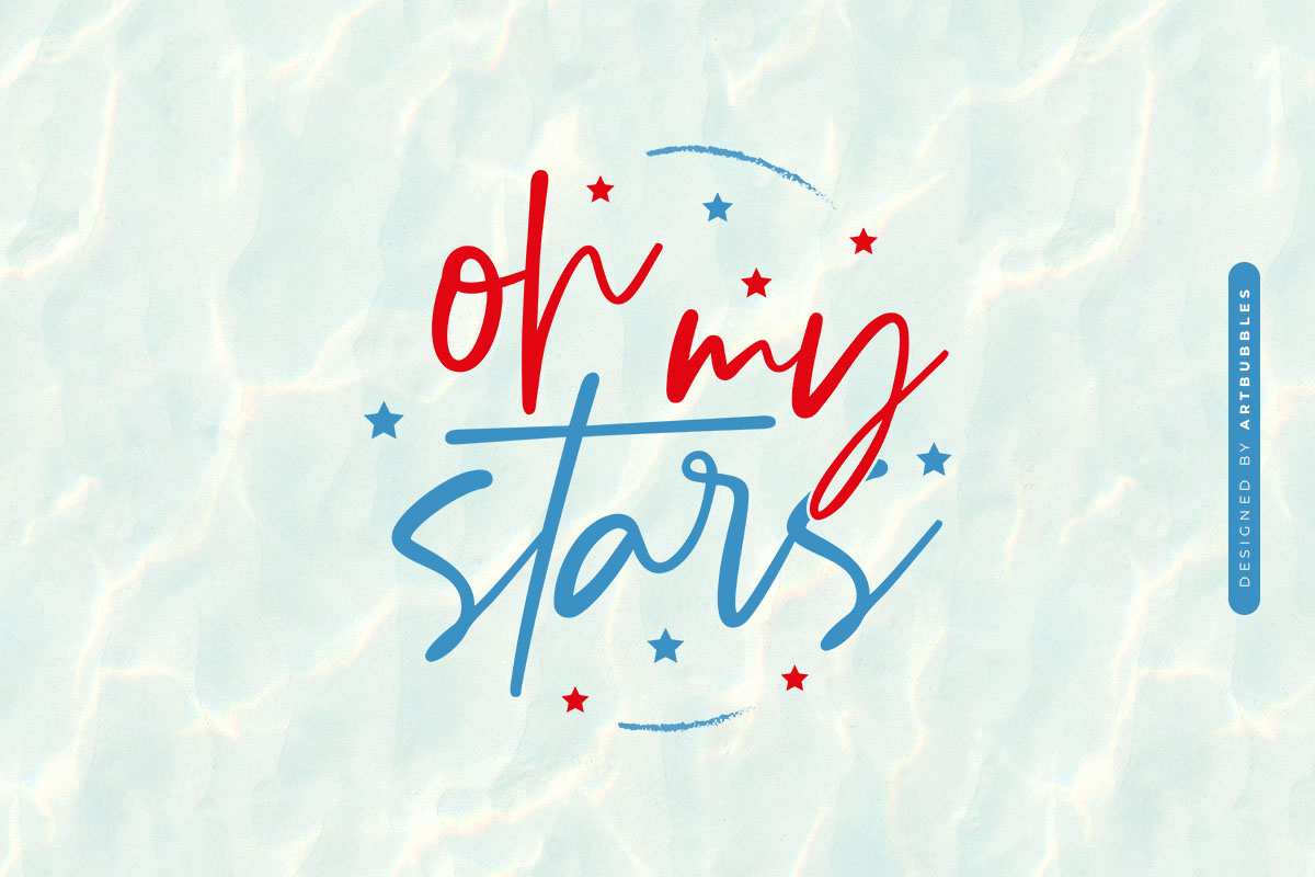 Oh My Stars - 4th of July SVG Cut File Image.jpg