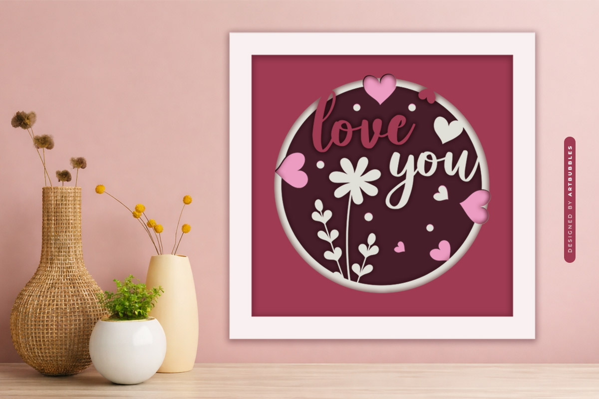 Love You Layered Valentine Shadow Box SVG Image 4.jpg
