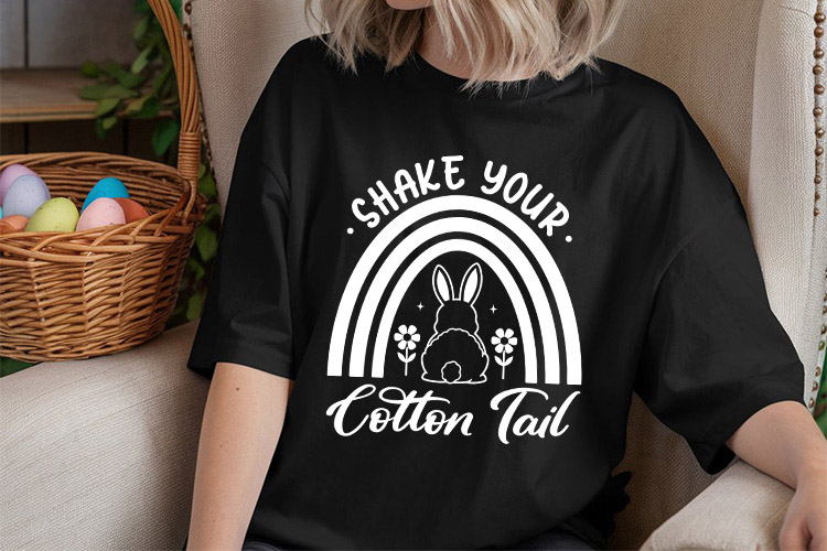 Shake Your Cotton Tail - Easter SVG PNG Tshirt Mockup Image.jpg