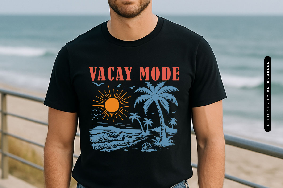 Vacay Mode - Summer Design SVG Tshirt Mockup Image.jpg