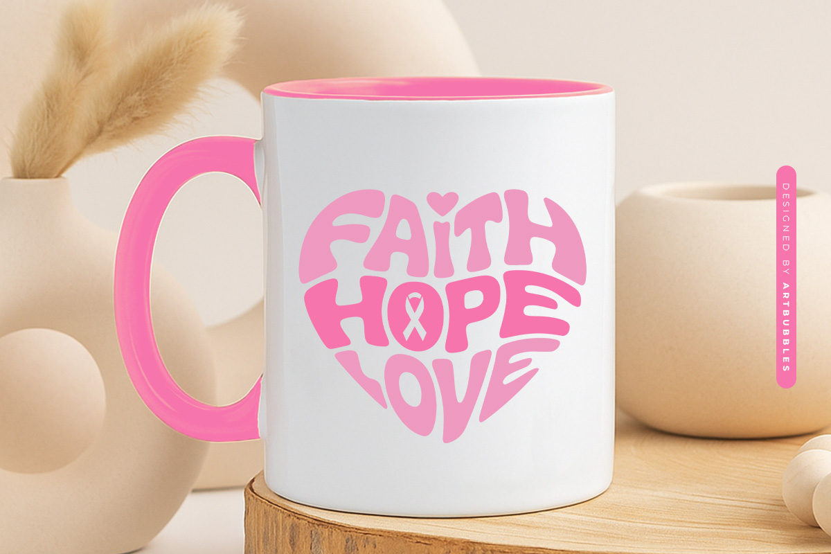 Faith Hope Love - Retro Breast Cancer SVG File Mug Mockup Image.jpg