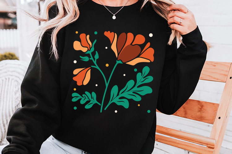 Abstract Botanical Flower SVG Vector Sweatshirt Mockup Image.jpg