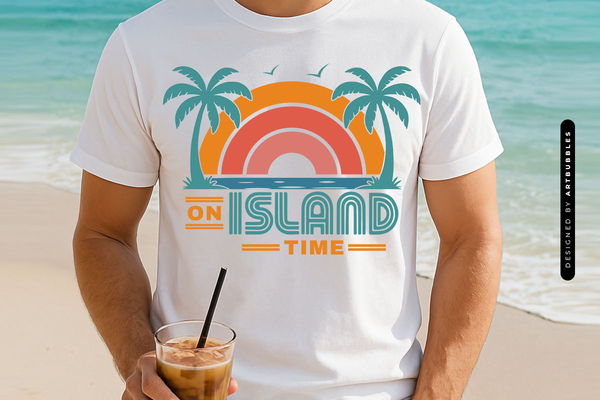 On Island Time - Cute Summer SVG