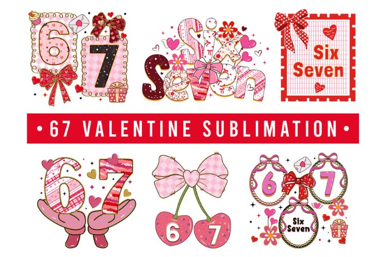 Valentine 67 PNG Sublimation Bundle