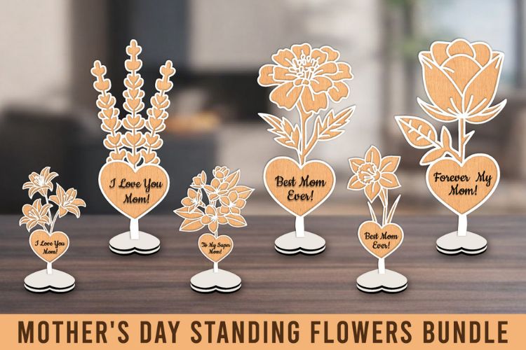 Stand Flowers SVG Bundle for Mother's Day Image.jpg