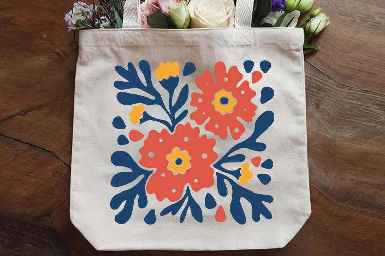Beautiful Abstract Flower SVG Design Tote Bag Mockup Image.jpg