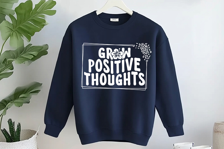 Grow Positive Thoughts - Wildflower Quote SVG Tshirt Mockup Image.jpg