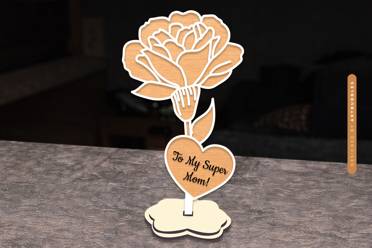 Mother's Day Stand Flower SVG Bundle Image 6.jpg