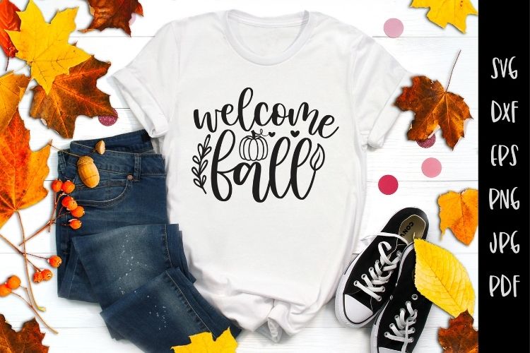 Welcome Fall SVG for Cricut