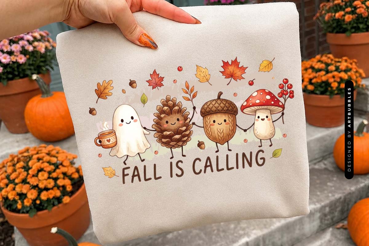 Stripe Fall is Calling Sublimation PNG Design Tote Mockup Image.jpg