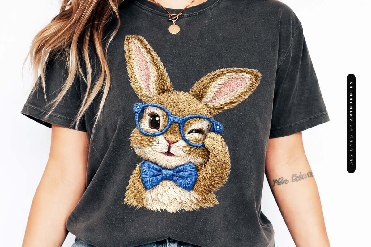 Bunny Easter PNG Sublimation Designs Bundle tshirt Mockup Image 2.jpg